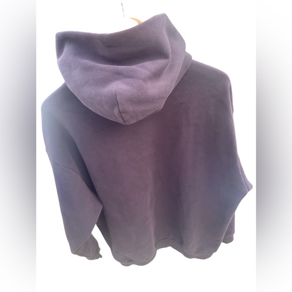 Vuori Restore Oversized Hoodie Sangria M Cozy Pullover Cotton Blend - Picture 5 of 6